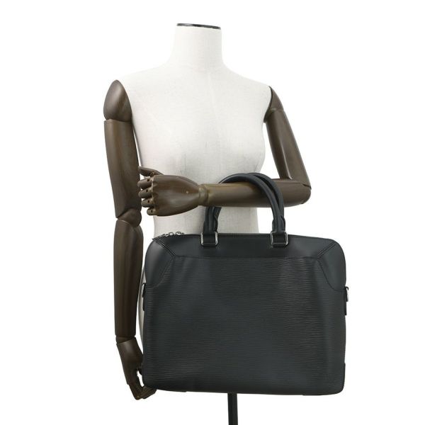 ルイヴィトン ビジネスバッグ エピ オリバー・ブリーフケース M51689 LOUIS VUITTON ハンドバッグ 2way 黒 ブラック