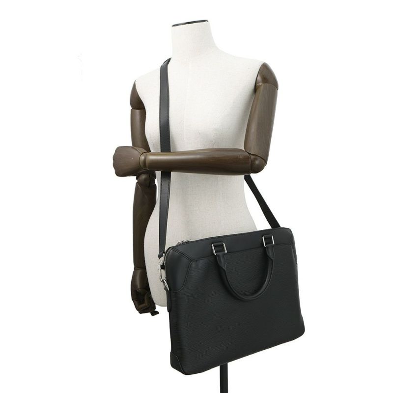 ルイヴィトン ビジネスバッグ エピ オリバー・ブリーフケース M51689 LOUIS VUITTON ハンドバッグ 2way 黒 ブラック