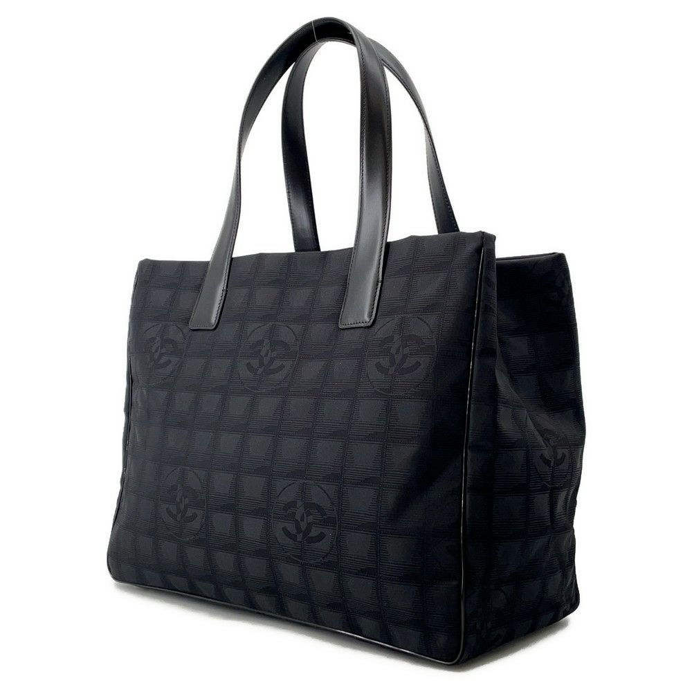 シャネル トートバッグ ココマーク ニュートラベルライン トートMM ナイロン A15991 CHANEL 黒