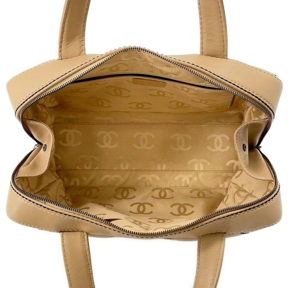 シャネル ハンドバッグ ワイルドステッチ マトラッセ ココマーク カーフレザー A14692 CHANEL