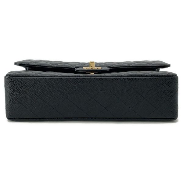 シャネル チェーンショルダーバッグ マトラッセ25 ココマーク ダブルチェーン キャビアスキン A01112 CHANEL 黒