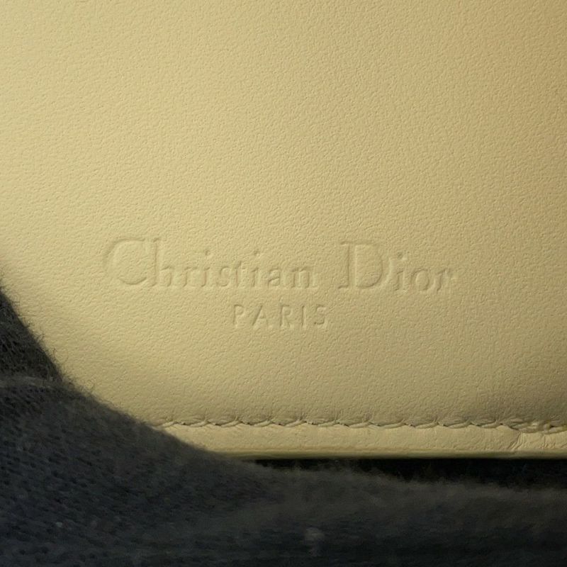 クリスチャン・ディオール 三つ折り財布 レディディオール ロータスウォレット カナージュ S0181OVRB