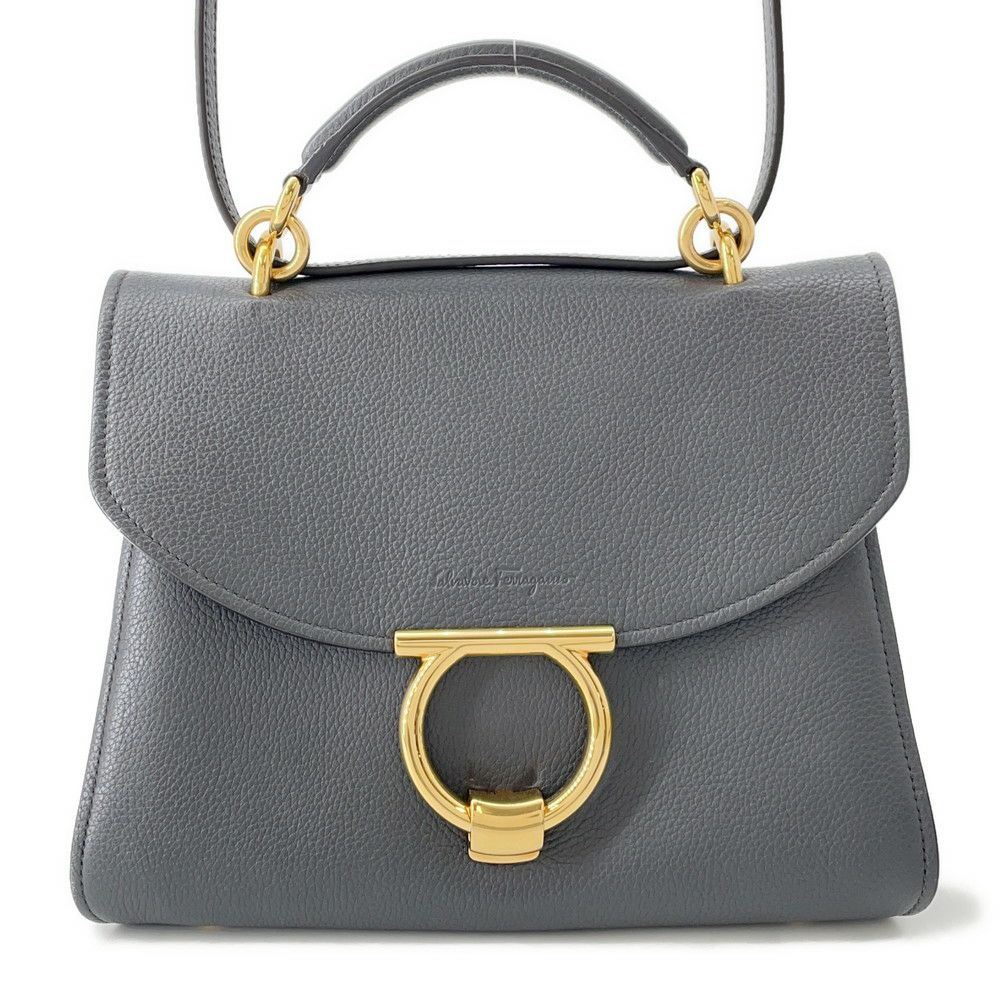 サルヴァトーレ・フェラガモ ハンドバッグ マーゴット ガンチーニ レザー 21H493 Ferragamo 2way