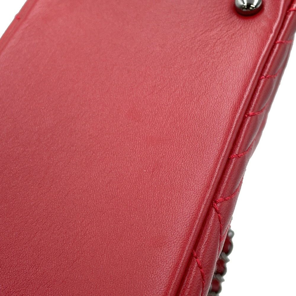 シャネル チェーントートバッグ ココマーク シェブロン ラムスキン CHANEL Vステッチ