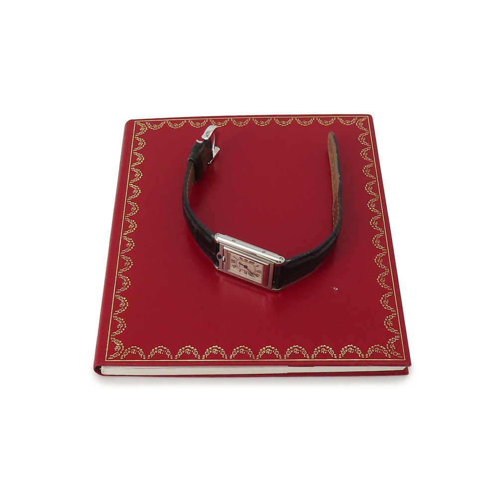 カルティエ タンク バスキュラント SM W1011158 Cartier 腕時計 アイボリー文字盤 クォーツ