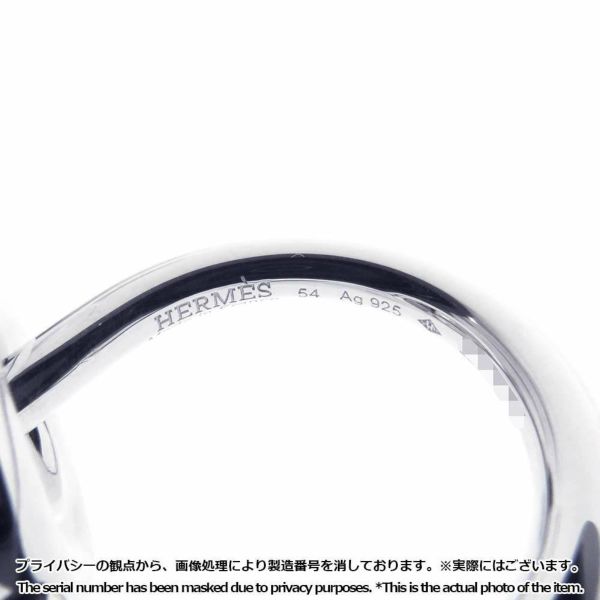 エルメス リング エシャペMM SV925シルバー リングサイズ54