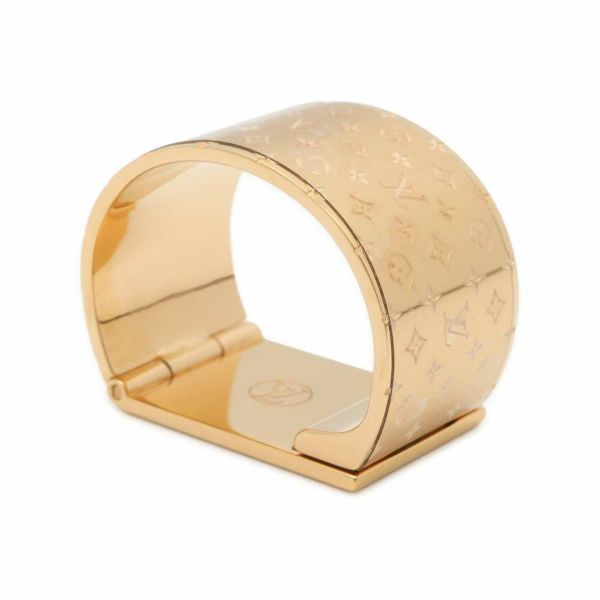 【極美品】ルイヴィトン　スカーフリング　LVロゴ　テキスタイルブローチ　チェーン LOUIS VUITTON（ルイ・ヴィトン） テキサススタイルブローチ スカーフ