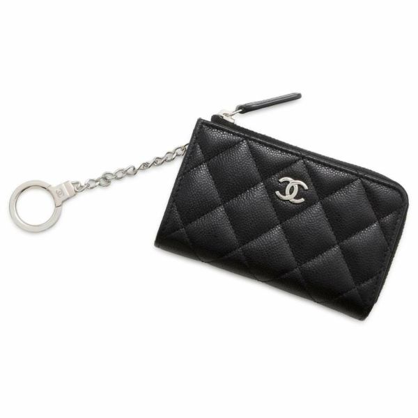 シャネル コインケース マトラッセ キャビアスキン AP0221 CHANEL 黒 安心保証 | 中古・新品ブランド販売ギャラリーレア公式通販