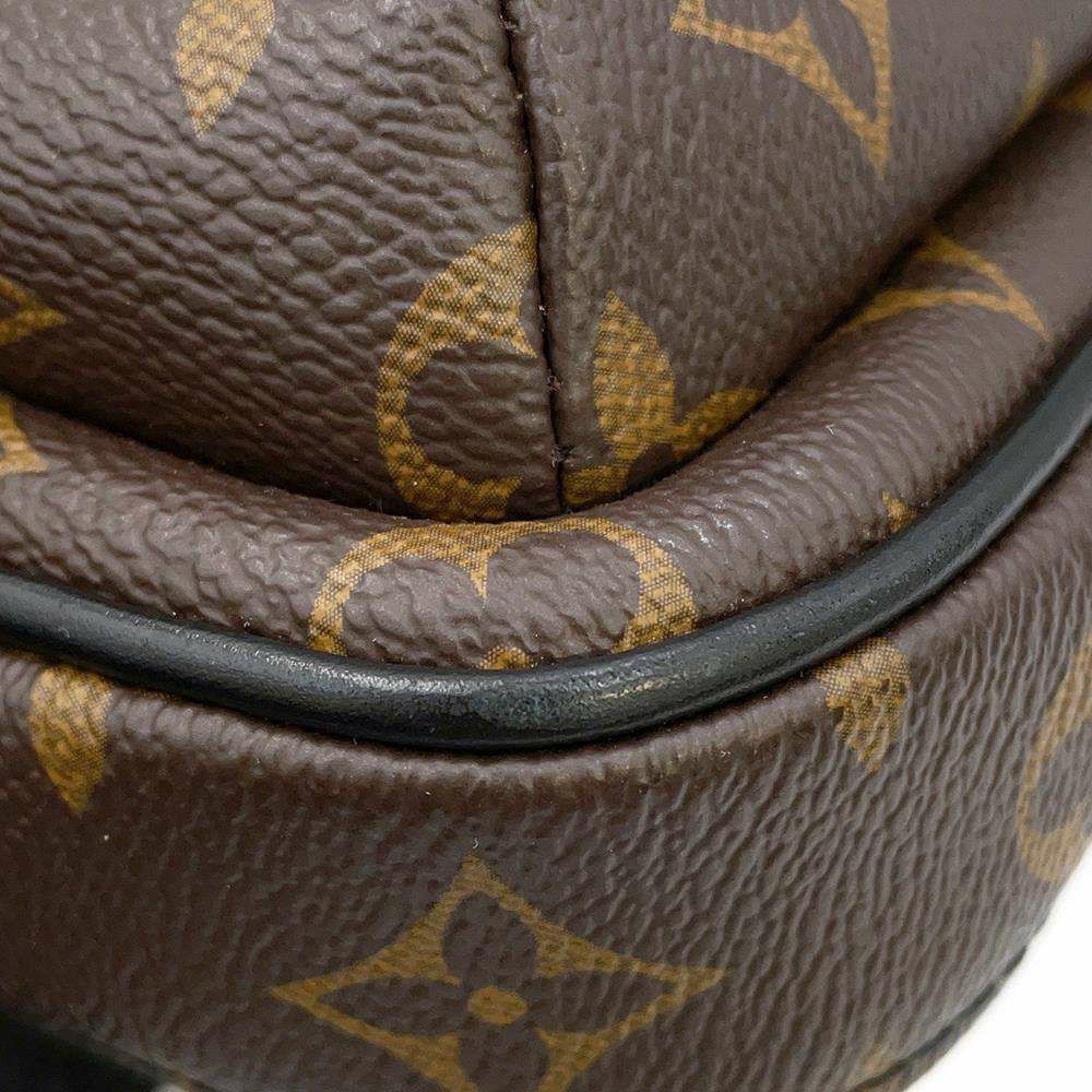 ルイヴィトン ボディバッグ モノグラム・マカサー アヴェニュー・スリングバッグ M46327 ショルダーバッグ 黒 ブラック