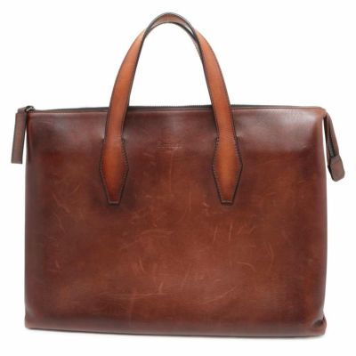 Berluti ブラウン ビジネスバッグ 楽天市場】Berluti（カラーブラウン）（ビジネスバッグ