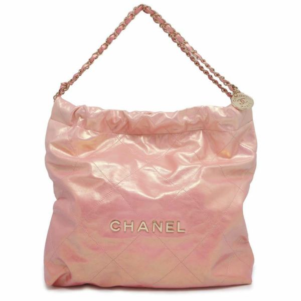 シャネル ハンドバッグ シャネル22 シャイニーカーフレザー AS3261 CHANEL バッグ ショルダーバッグ