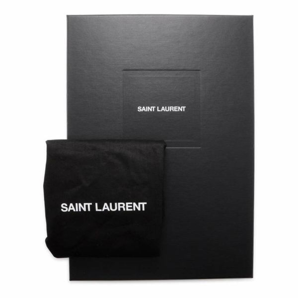 サンローランパリ チェーンショルダー バッグ ルル パファー レザー 577476 SAINT LAURENT PARIS 黒