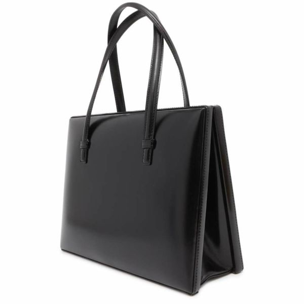 ロエベ ハンドバッグ ヴィンテージ ロゴ レザー LOEWE バッグ 黒