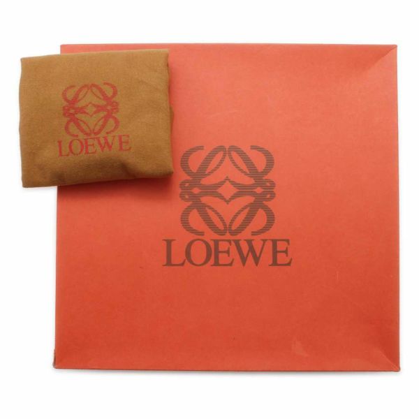 ロエベ ハンドバッグ ヴィンテージ ロゴ レザー LOEWE バッグ 黒