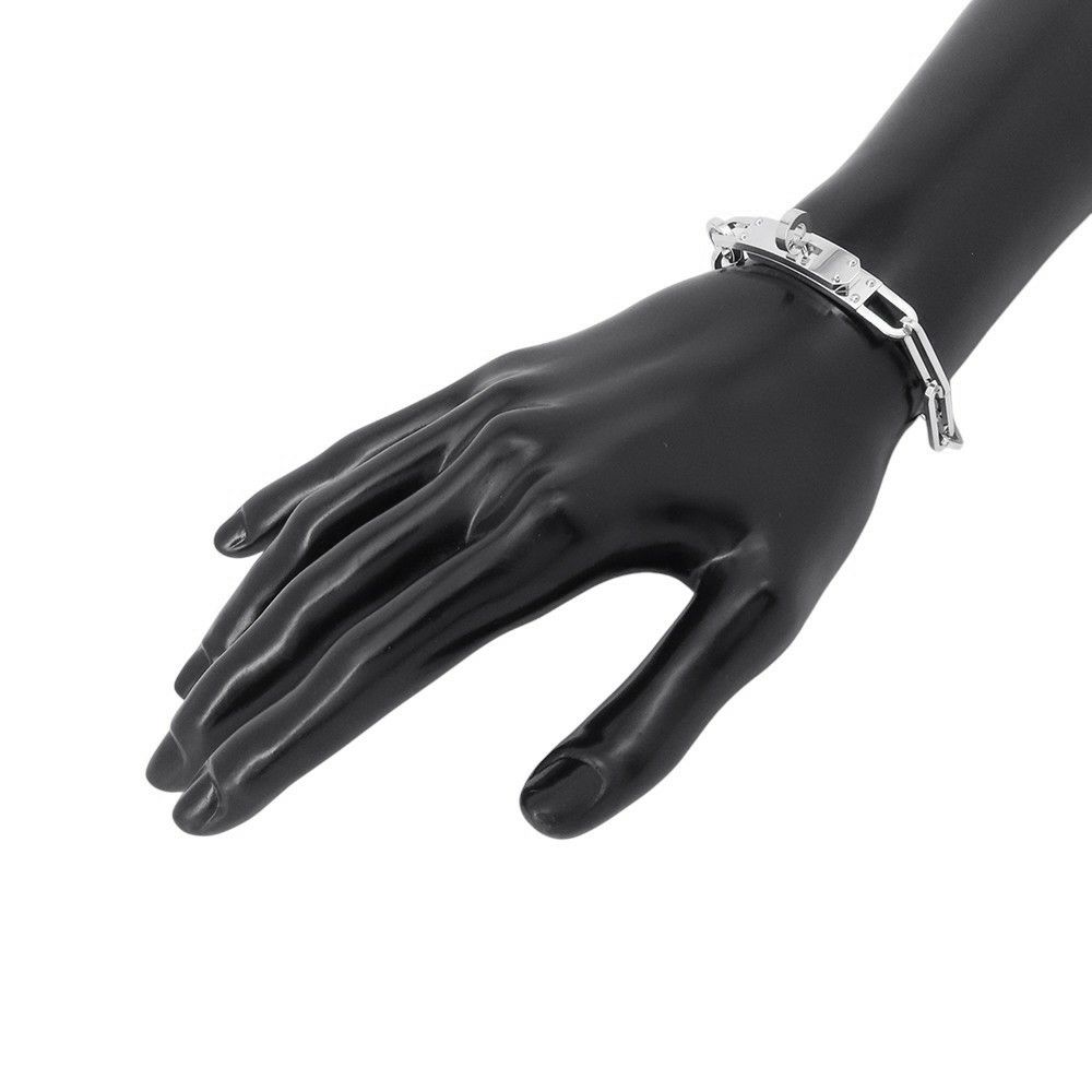 エルメス ブレスレット ケリー シェーヌ シンプルトゥール チェーン SV925シルバー サイズ15 HERMES ジュエリー