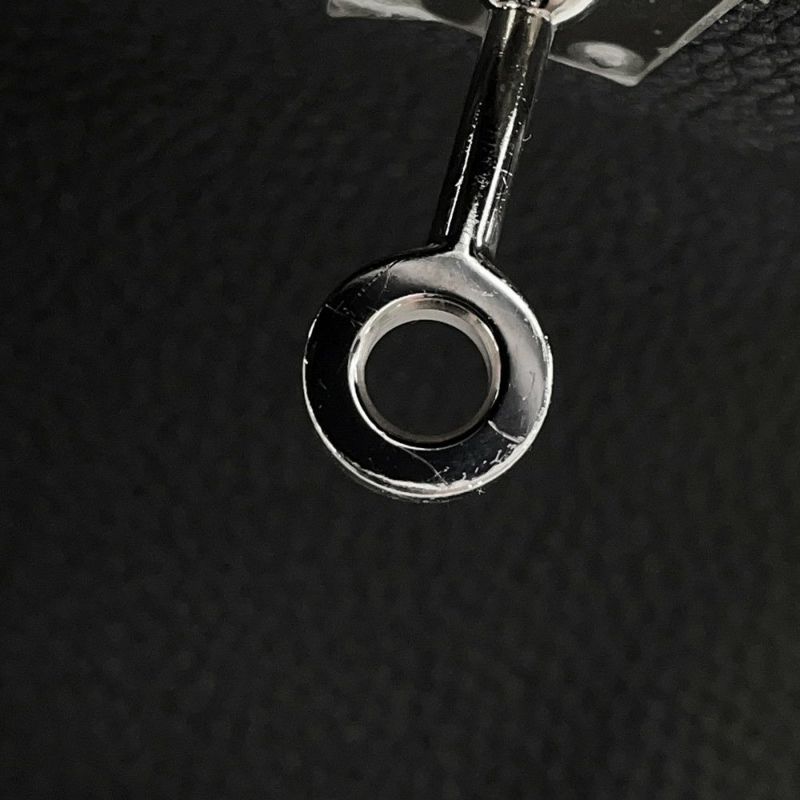 エルメス バーキン25 ブラック/シルバー金具 トゴ X刻印 HERMES Birkin ハンドバッグ