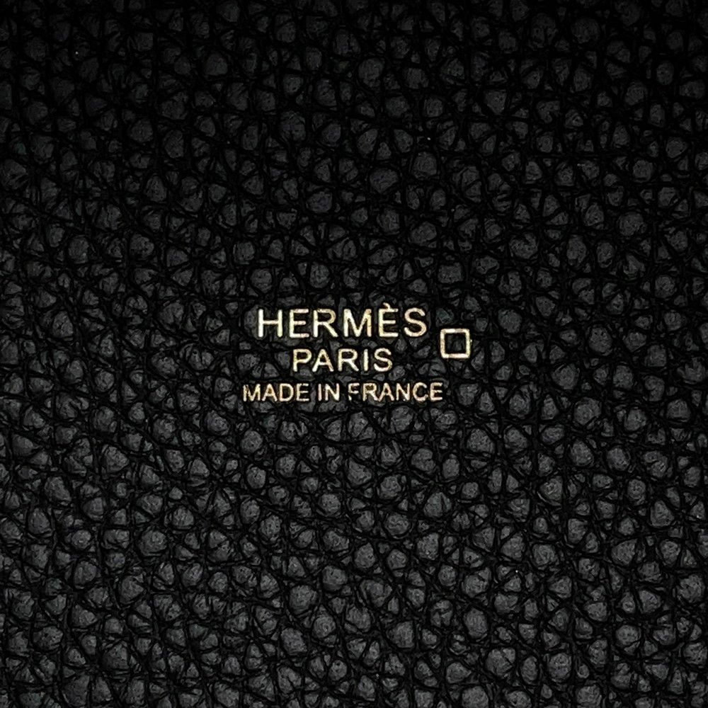 エルメス ハンドバッグ ピコタンロックPM タッチ ブラック/ゴールド金具 トリヨンクレマンス/アリゲーターマット Y刻印 黒