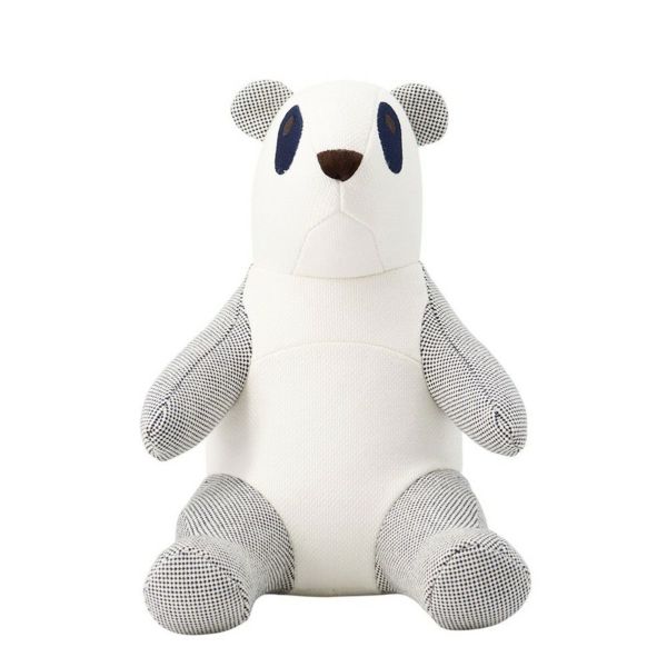 エルメス ぬいぐるみ パンダ エミール エポぺ ブルーインディゴ コットン HERMES トイ