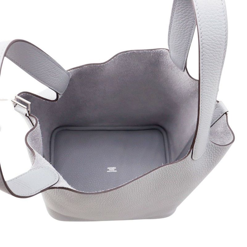 エルメス ハンドバッグ ピコタンロックMM グリパンタン/シルバー金具 トリヨンクレマンス K刻印