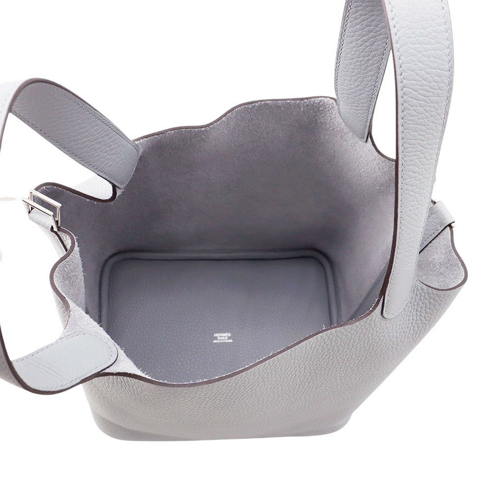 エルメス ハンドバッグ ピコタンロックMM グリパンタン/シルバー金具 トリヨンクレマンス K刻印