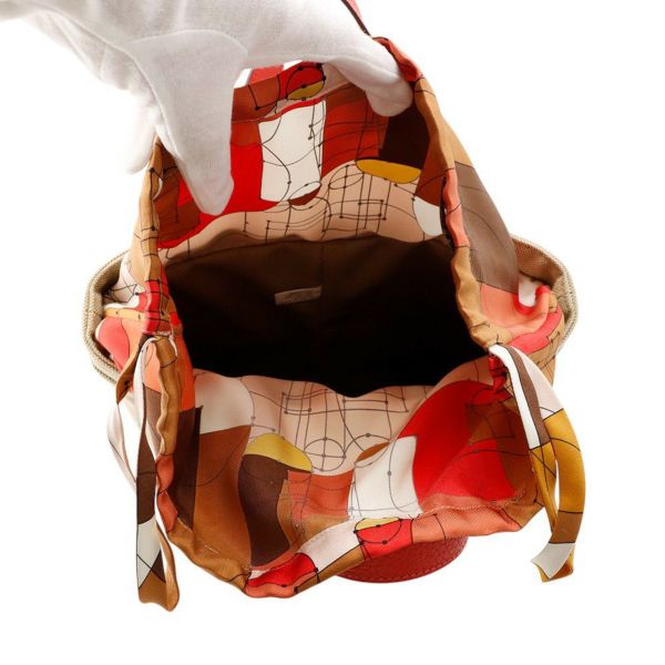 エルメス トートバッグ プティアッシュ ナチュラル/ローズアザレ/シルバー金具 トワルアッシュ/トリヨンクレマンス