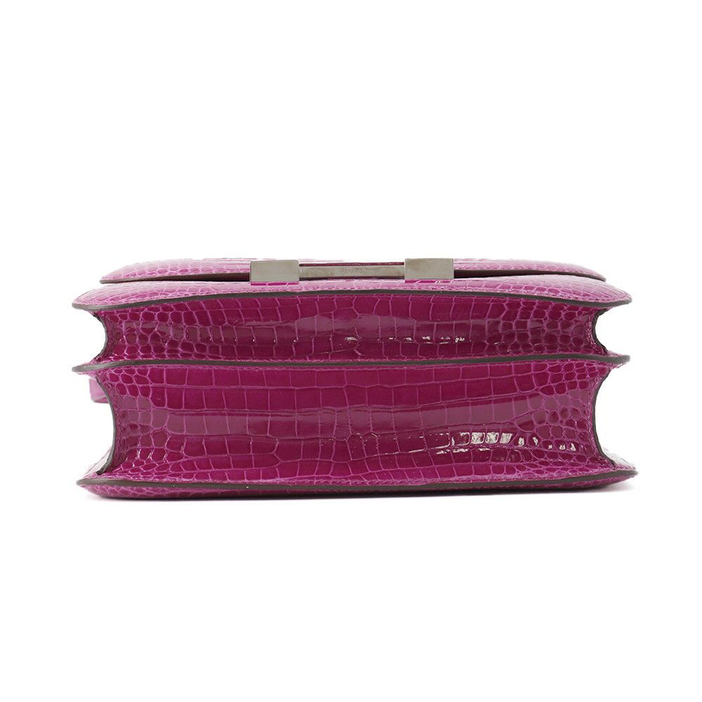 エルメス ショルダーバッグ コンスタンス3 24 ローズシェヘラザード/シルバー金具 ポロサスシャイン Y刻印