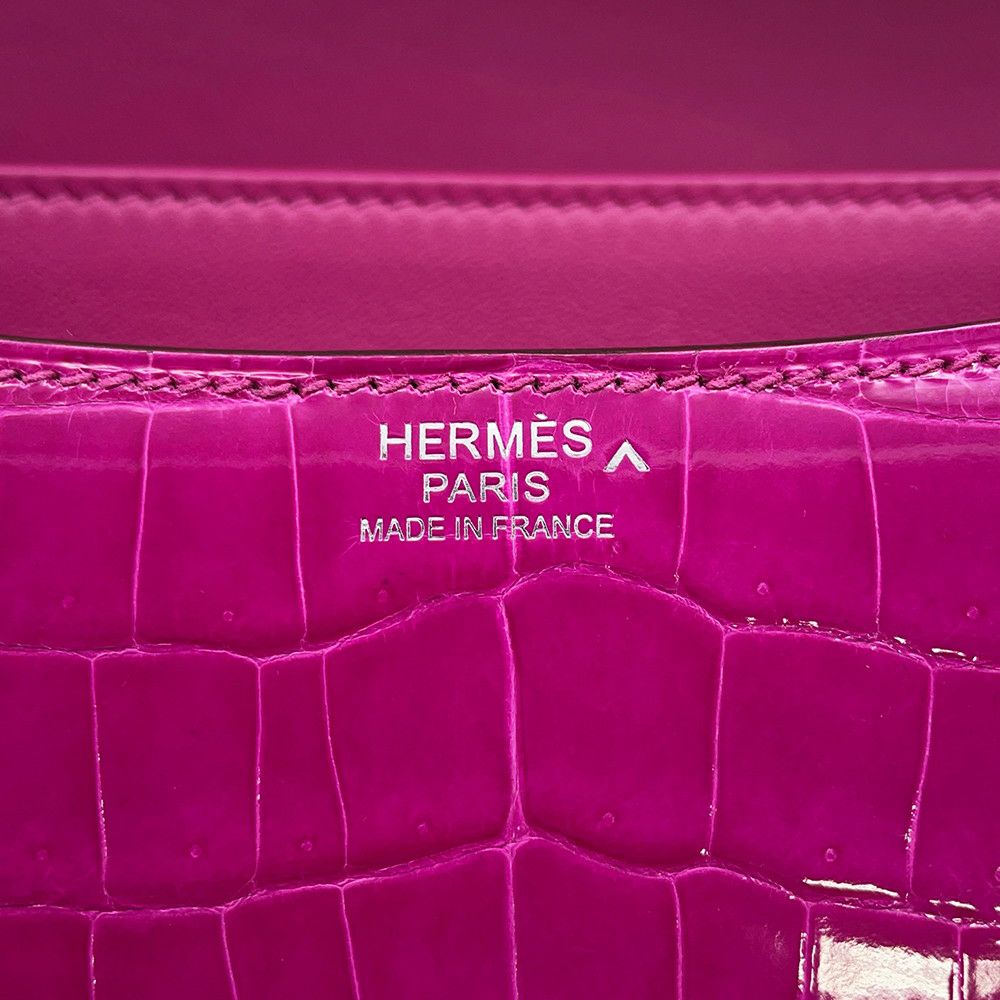 エルメス ショルダーバッグ コンスタンス3 24 ローズシェヘラザード/シルバー金具 ポロサスシャイン Y刻印