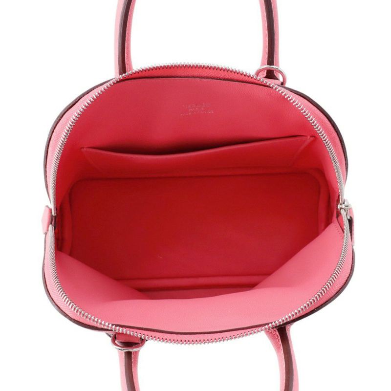 エルメス ボリード1923 ミニ ローズアザレ/シルバー金具 エバーカラー K刻印 2wayショルダー