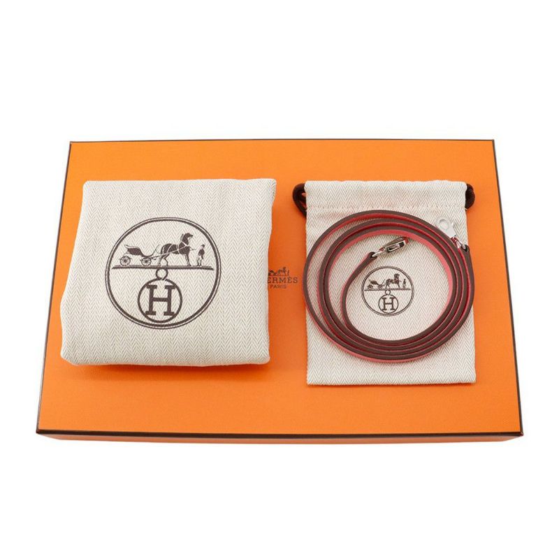 エルメス ボリード1923 ミニ ローズアザレ/シルバー金具 エバーカラー K刻印 2wayショルダー