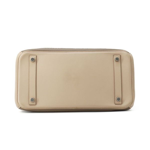 エルメス バーキン30 ギリーズ アルジル/エトゥープ/シルバー金具 スイフト □P刻印 HERMES Birkin ハンドバッグ