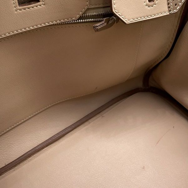 エルメス バーキン30 ギリーズ アルジル/エトゥープ/シルバー金具 スイフト □P刻印 HERMES Birkin ハンドバッグ