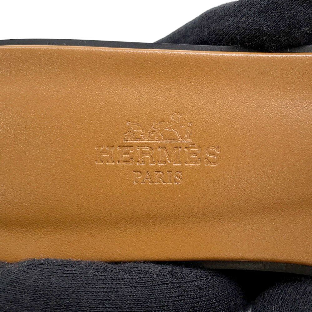 エルメス サンダル オラン デニム レディースサイズ36 1/2 HERMES 靴