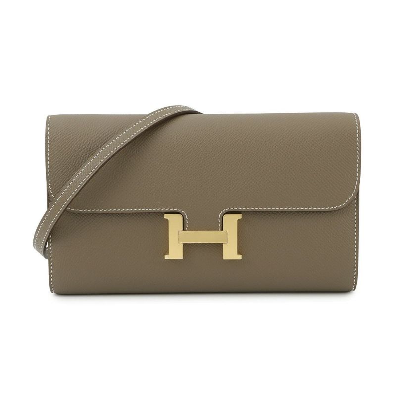 エルメス 長財布 コンスタンス トゥーゴー ロング エトゥープ/ゴールド金具 エプソン Z刻印 HERMES 財布