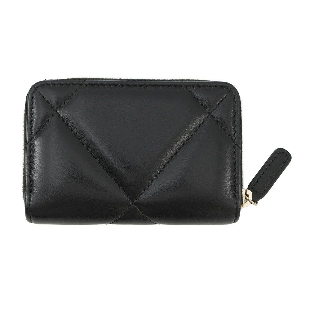 シャネル コインケース ココマーク マトラッセ CHANEL19 ディズヌフ ジップコインパース AP0949 CHANEL 黒