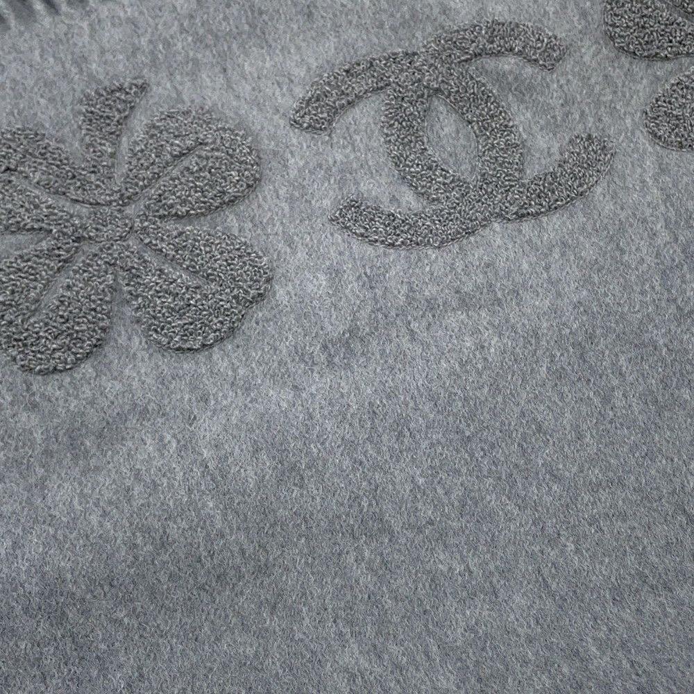 シャネル マフラー ココマーク クローバー カシミヤ CHANEL