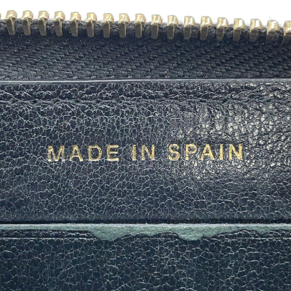 シャネル 長財布 マトラッセ ココマーク マドモワゼル コンパクトウォレット ラムスキン CHANEL ラウンドファスナー 黒