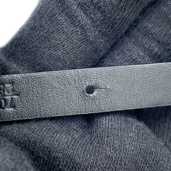 シャネル ベルト ココマーク チェーン レザー レディースサイズ70 B22S CHANEL 黒