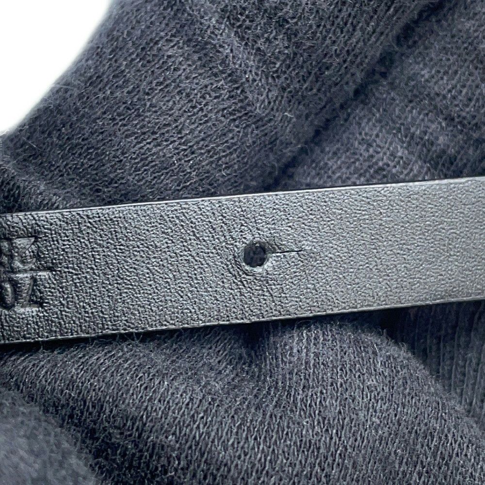 シャネル ベルト ココマーク チェーン レザー レディースサイズ70 B22S CHANEL 黒