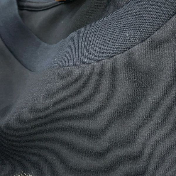 ルイヴィトン Tシャツ グローシグネチャー コットン レディースサイズS LOUIS VUITTON トップス 黒 ブラック