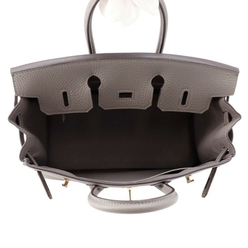 エルメス バーキン25 グリメイヤー/シャンパンゴールド金具 トゴ W刻印 HERMES Birkin ハンドバッグ