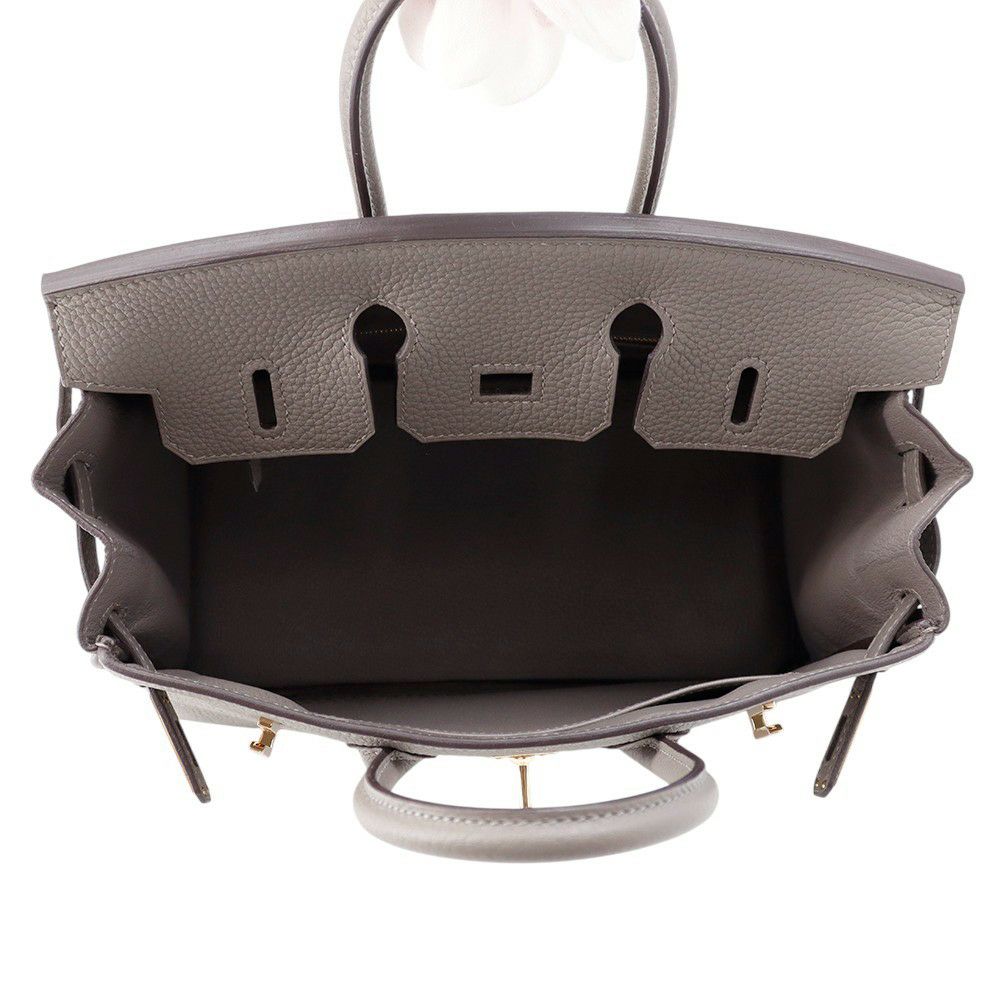 エルメス バーキン25 グリメイヤー/シャンパンゴールド金具 トゴ W刻印 HERMES Birkin ハンドバッグ