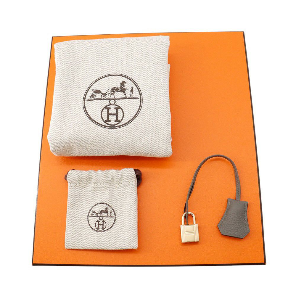 エルメス バーキン25 グリメイヤー/シャンパンゴールド金具 トゴ W刻印 HERMES Birkin ハンドバッグ