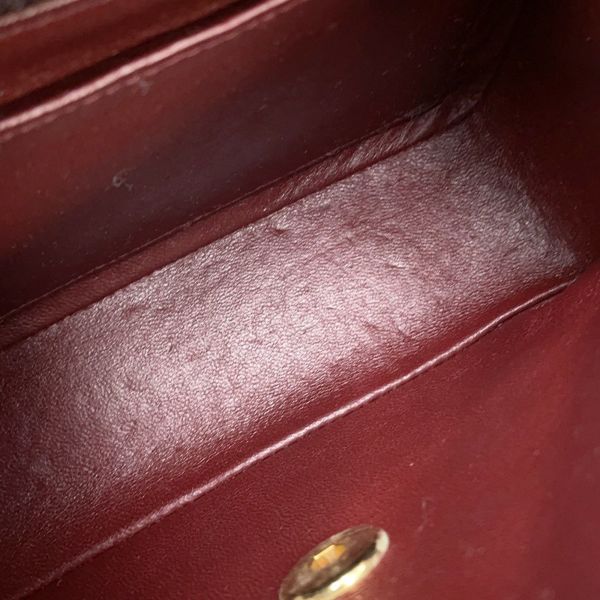 シャネル チェーンショルダーバッグ ミニ マトラッセ ココマーク シングルチェーン ラムスキン A01115 CHANEL 黒