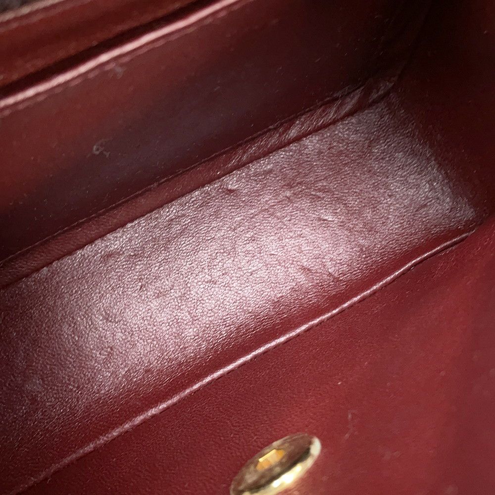 シャネル チェーンショルダーバッグ ミニ マトラッセ ココマーク シングルチェーン ラムスキン A01115 CHANEL 黒