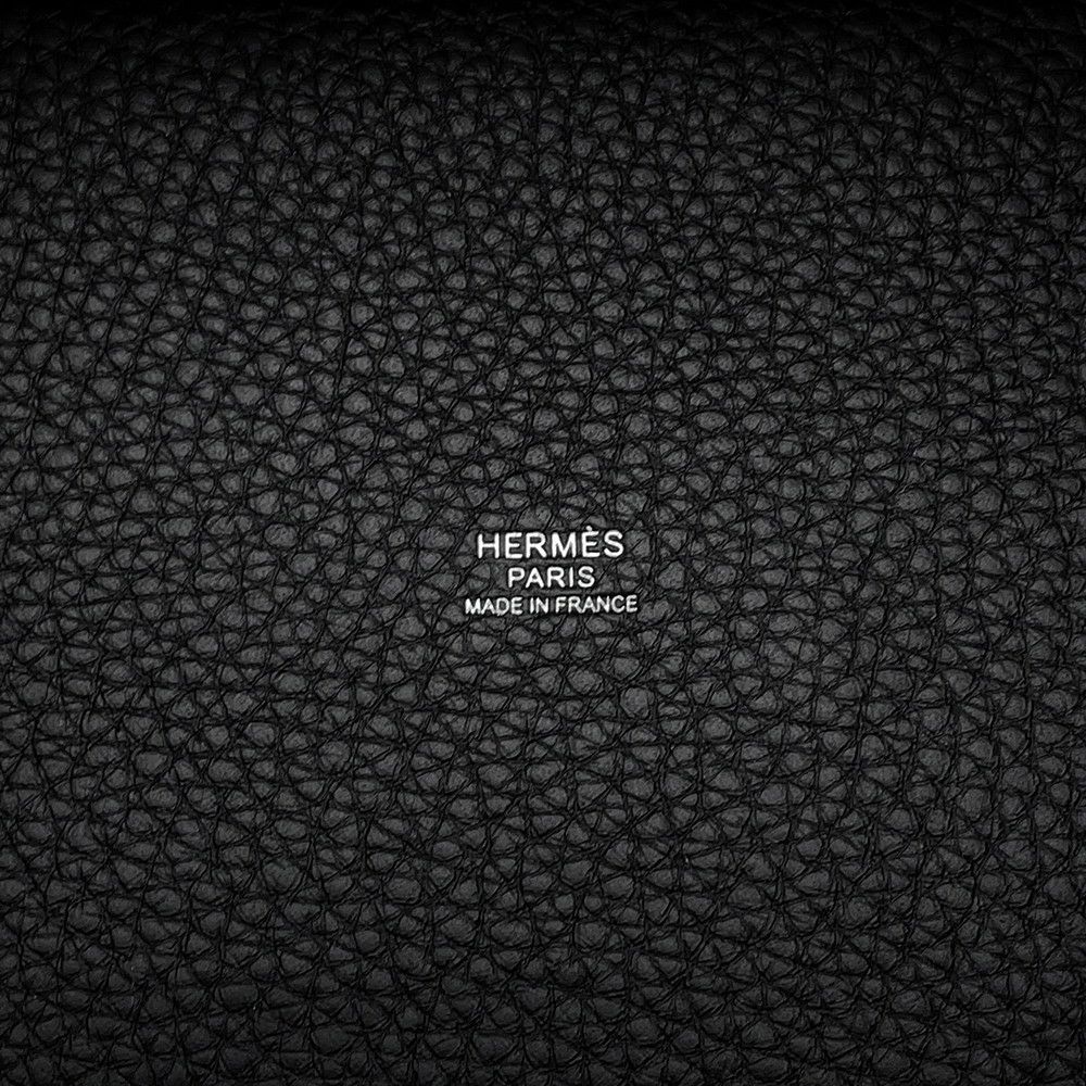 エルメス ハンドバッグ ピコタンロックPM ブラック/シルバー金具 トリヨンクレマンス K刻印 黒