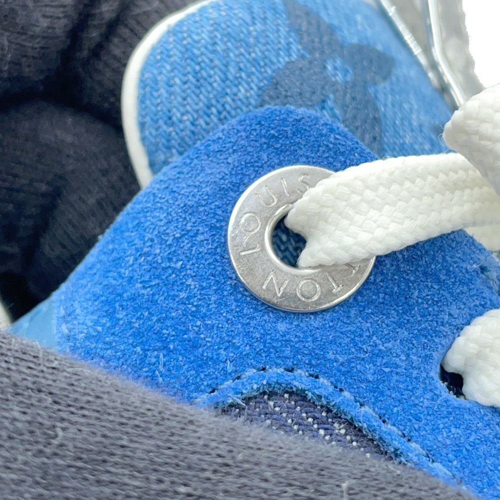 ルイヴィトン スニーカー ランアウェイライン デニム スエード レディースサイズ35 LOUIS VUITTON 靴