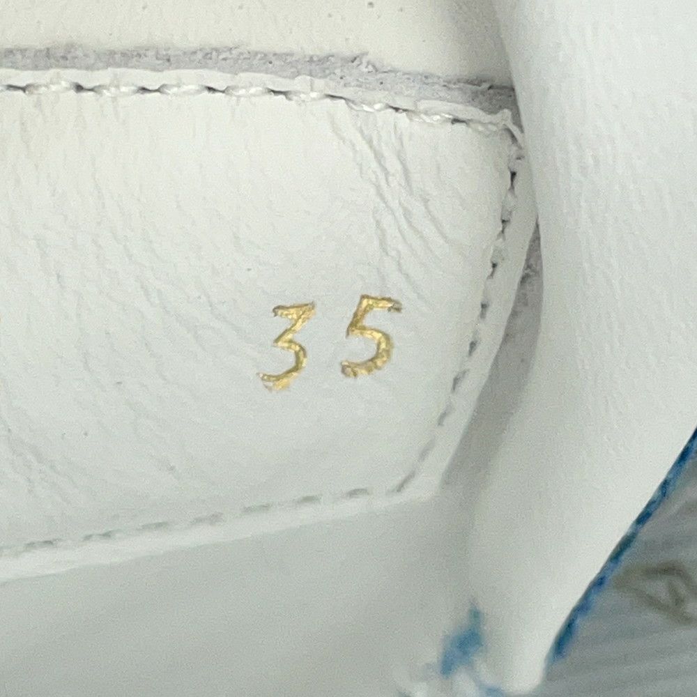 ルイヴィトン スニーカー ランアウェイライン デニム スエード レディースサイズ35 LOUIS VUITTON 靴