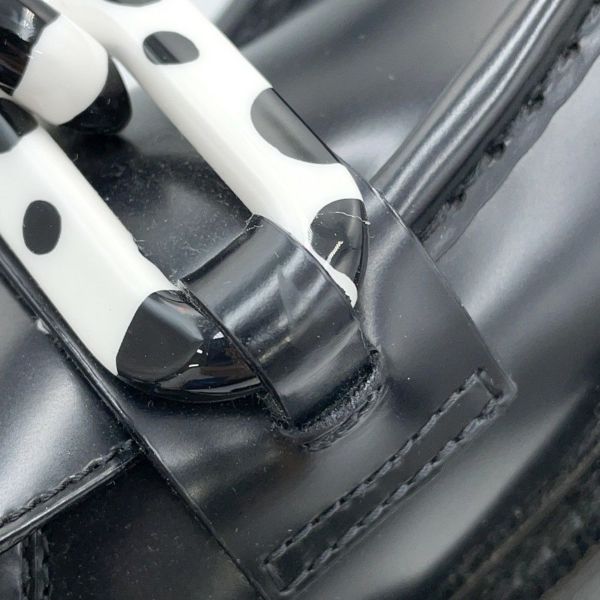 ルイヴィトン ローファー LV×YK アカデミーライン レザー レディースサイズ36 LOUIS VUITTON 靴 黒 ブラック 草間彌生