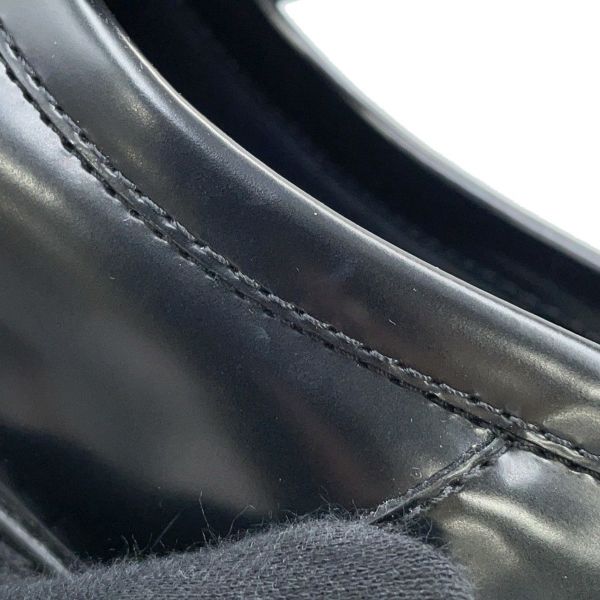 ルイヴィトン ローファー LV×YK アカデミーライン レザー レディースサイズ36 LOUIS VUITTON 靴 黒 ブラック 草間彌生