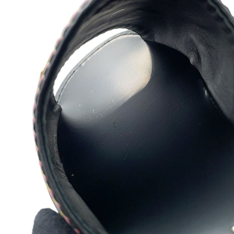 シャネル サンダル ココマーク レザー レディースサイズ37C CHANEL 靴 黒